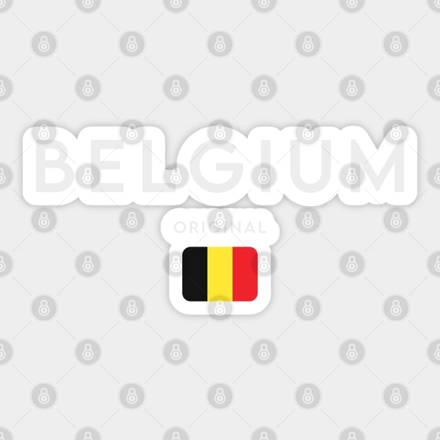Belgium flag, belgian flag Sticker by eka123